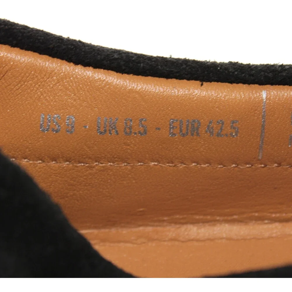 Piloti NWB Atlas Slip On Loafers Size 9 US in Black Suede Made in Portugal